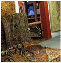 large selection of new and antique rugs